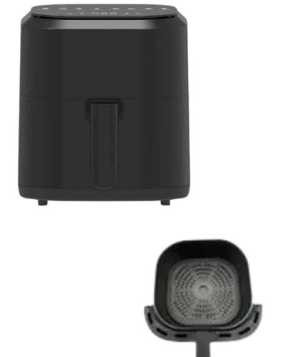 4L Airfryer Hazneli Hava Fritözü Yağsız Fritöz Taşınabilir Fırın İşlevi Gören Pratik