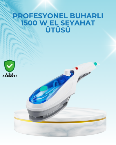 1500W Güçlü Buharlı Ütü | Yanık Riski Olmadan Hızlı Ütüleme