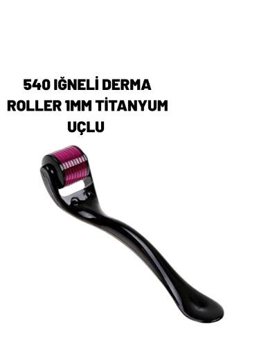 Ev Tipi Mikro İğneli Cilt Bakım Aleti – 1 mm Titanyum Roller