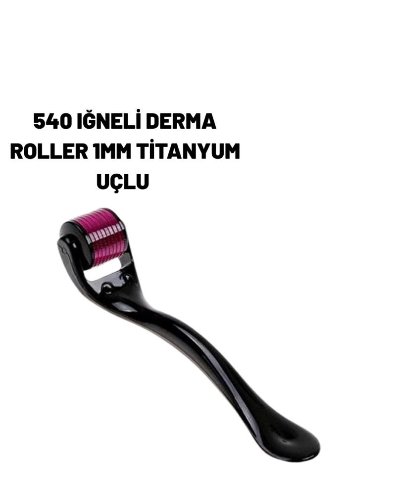 Ev Tipi Mikro İğneli Cilt Bakım Aleti – 1 mm Titanyum Roller