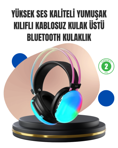 Konforlu Tasarımlı Kablosuz Gaming Kulaklık – Uzun Pil Ömrüyle