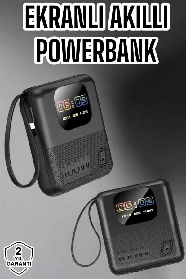 Akıllı Powerbank 10.000 MAH Müzik Dinleme Mesaj Gönderme Arama Cevaplama - Görsel 2