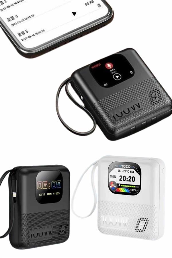 Akıllı Powerbank 10.000 MAH 4 Çıkışlı Taşınabilir Dijital Göstergeli - Görsel 5
