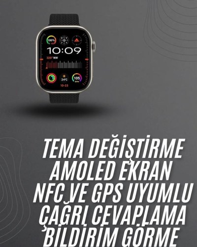 Akıllı saat 2.02 inch Nabız Ölçer Arama Konuşma Müzik Dinleme