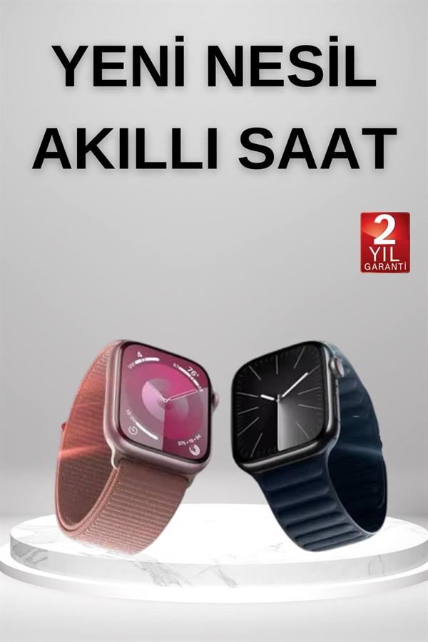 Akıllı Saat İos Andorid Destekli Arama Özeliği Sensörlü Bluetooth Bağlantılı - Görsel 2