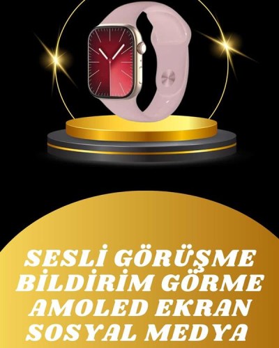 Akıllı Saat İos Andorid Destekli Arama Özeliği Sensörlü Bluetooth Bağlantılı