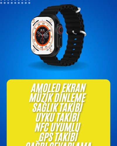 Android ve İOS Uyumlu Arama Konuşma Yapabilen Akıllı Saat