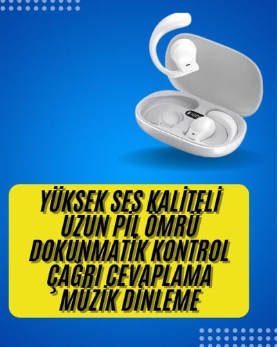 Android ve İOS Uyumlu Bluetooth Küpe Kulaklık Bluetooth Kulaklık Kablosuz