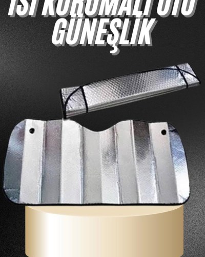 Araba Ön Cam Güneşliği Katlanabilir Oto Güneşlik Tüm Araç Modellerine Uygun