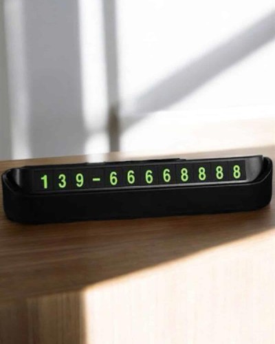 Araç İçi Numaratör Numaralık Torpido Üstü Açılır Kapanır Telefon Numarası Bırakma