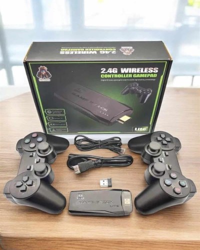 Atari Oyun Konsolu 2000 Oyunlu Game Stick 2.4G Wireless