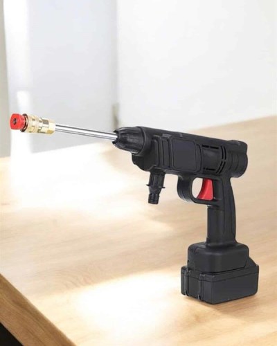 Bahçe ve Araba Yıkama Tabancası Su Basınçlı Hazneli Bataryalı Oto Yıkama