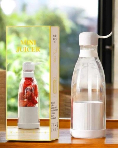 Bardak Blender Smoothie Meyve Sıkacağı Şarjlı Cam Taşınabilir