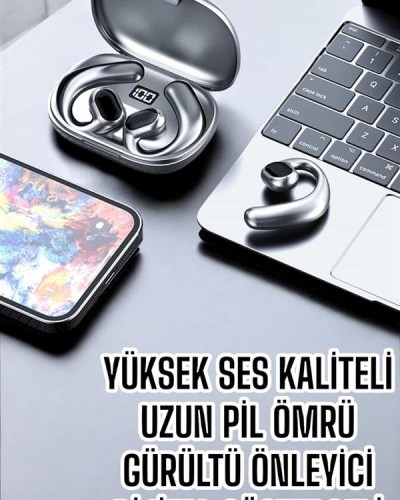 Bluetooth Kulaklık Küpe Görünümlü Yüksek Ses Kaliteli Gamer Kulaklık