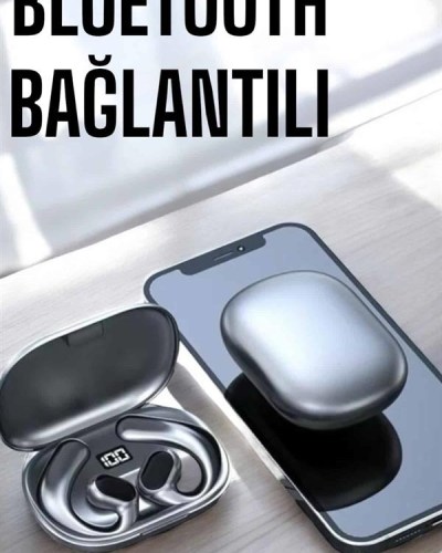 Bluetooth Kulaklık Oyuncu Kulaklığı Küpe Görünümlü Dijital Göstergeli
