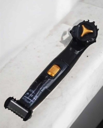 Çift Başlıklı Jilet Tıraş Makinesi Taşınabilir Suya Dayanıklı Sinek Kaydı