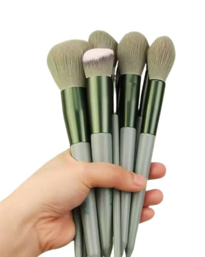 Dayanıklı Makyaj Fırçası Seti 13 Parça Yumuşak Kıllı Fırçalar Allık Fondöten Far Fırçası