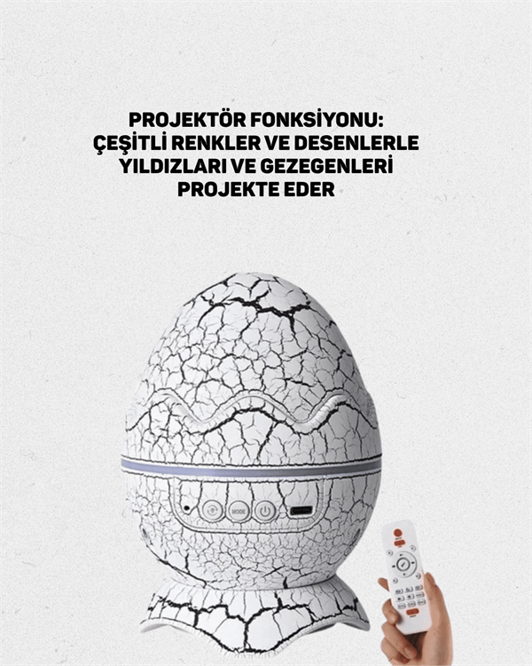 Dinazor Yumurta Gece Lambası