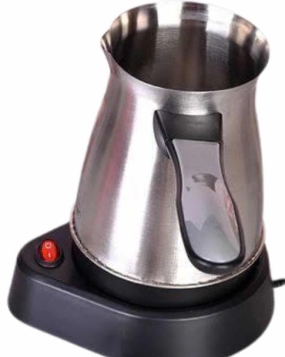 Elektrikli Cezve 800 Watt Paslanmaz Çelik Türk Kahve Makinesi Saplı