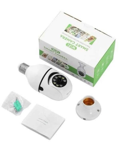 Ev Kamerası Wifi Kamerası Gece Görüşlü Akıllı Ampül Kamera