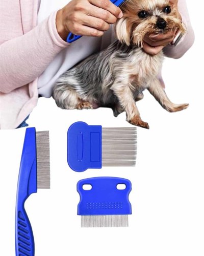 Evcil Hayvan Bit Tarağı Seti Paslanmaz Çelik Bıçaklı 4'lü Set