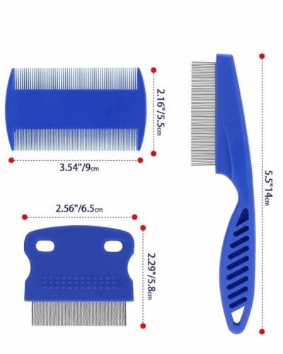 Evcil Hayvan Tarak Seti 4'lü Bit Tarağı Ked Köpek Tüyüne Uygun