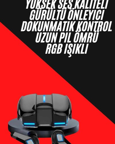 Gamer Kulaklık Gecikme Yapmaz Yüksek Ses Kaliteli Kablosuz Bluetooth Kulaklık