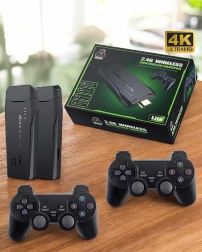 Gaming Atari 2.4g Uyumlu Kablosuz Çift Kol Game Stick