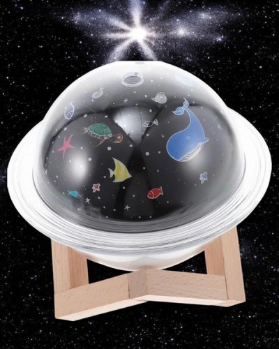 Hava Nemlendirici Projeksiyon Görünümlü USB Bağlantılı Aromaterapi