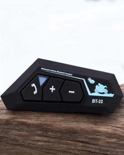 İnterkom Intercom Kask Kulaklık Bt22 Bluetooth Motosiklet Kulaklık 5.0 Bluetooth