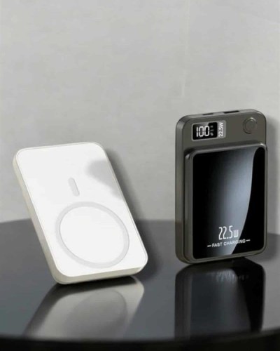 iOS Uyumlu 22.5W Hızlı Şarj Magsafe Powerbank Dijital Göstergeli 10.000 mAh