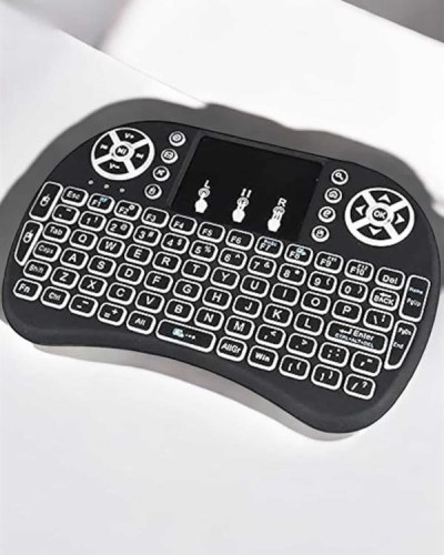 Işıklı Kablosuz Mini Q Klavye Tüm Cihazlara Uyumlu