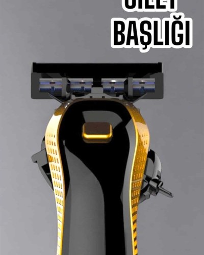 Jilet Başlıklı Tıraş Makine Sinek Kaydı Tıraş Seyahat Tipi Suya Dayanıklı