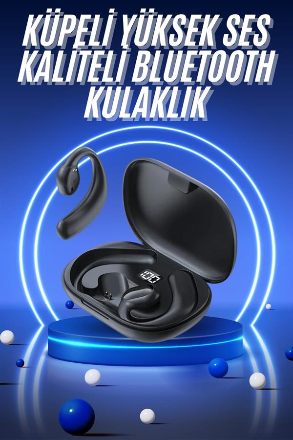 Kablosuz Küpeli Kulaklık Aktif Gürültü Önleyici Dokunmatik Kontrol - Görsel 2