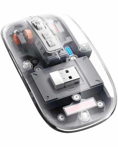 Kablosuz Mouse Fare Şarjlı Bluetooth Wireless Çift Modlu Sessiz