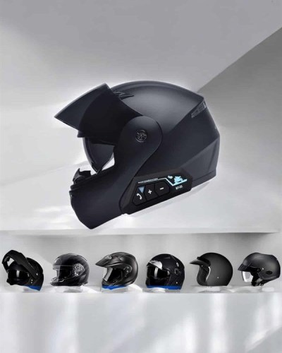 Kask Kulaklığı Motosiklet Intercom Interkom Dinleme Konuşma Özellikli Su Geçirmez