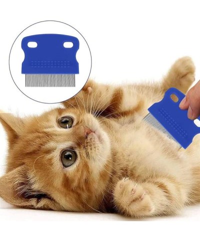 Kedi Köpek Tüy Bit Pire Toplayıcı Toplama Temizleme Tarağı Tarak Seti 4'lü Set