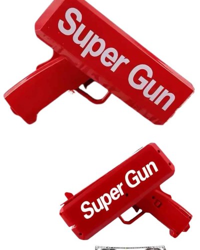 Kırmızı Çocuklara Özel Para Fırlatma Makinesi Para Saçma Tabancası