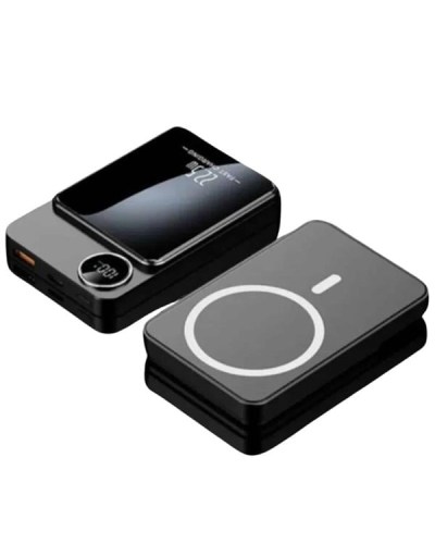Magsafe Powerbank 10.000 mAh 22.5 Watt Hızlı Şarj Göstergeli Kablosuz Taşınabilir Şarj