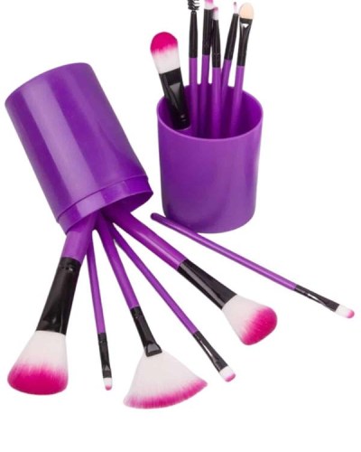 Makyaj Fırçası 12 Parça Set Yumuşak Uçlu Göz Makyajına Uygun Hafif ve Taşınabilir Çanta