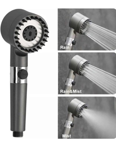 Masaj Etkili Turbolu Çok Fonksiyonlu Filtreli Duş Başlığı Yeni Nesil