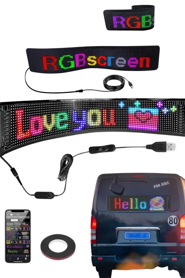 Matrix Led  Dijital Ekran Kumandalı LED Ekran Yazı