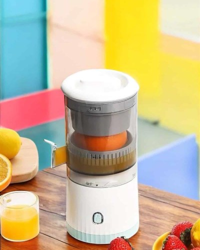 Meyve Sıkacağı USB Şarjlı Taşınabilir Çift Bıçaklı Güvenlik Kilidi