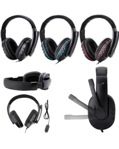 Mikrofonlu Gamer Kulaklık Oyuncu Kulaklığı Yüksek Ses Kaliteli Stereo Yumuşak Yastıklar