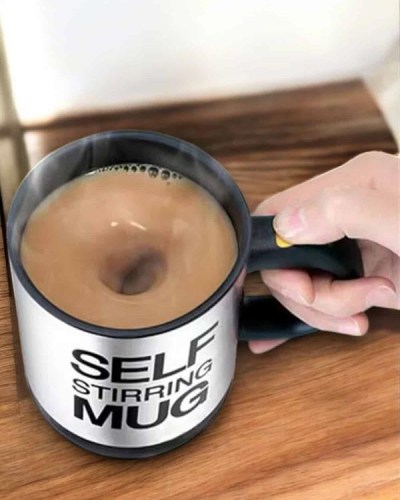 Mikser Kupa Yazılı Mug Bardak Karıştırma Özelliği