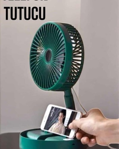 Mini Fan Soğutucu Telefon Tutucu Vantilatör
