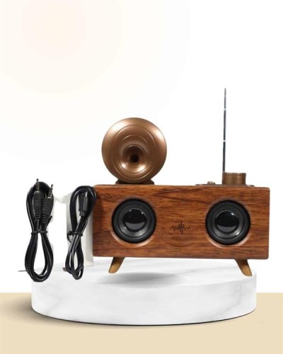 Nostaljik Radyo Bluetooth Bağlantılı Şarjlı Yüksek Ses Kaliteli