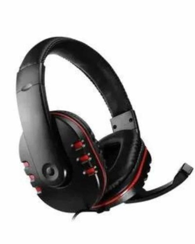 Oyuncu Kulaklığı Kulak Üstü Kablolu Stereo Mikrofonlu Yumuşak Kulak Yastığı