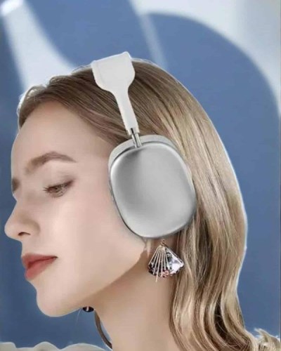 P9 Plus Kablosuz Kulak Üstü Bluetooth Kulaklık Beyaz Yüksek Ses Kaliteli