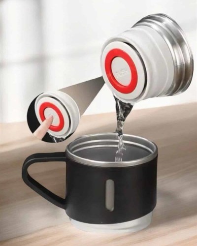 Paslanmaz Çelik 3’lü Termos Seti Vakumlu ve 8 Saat Isı Koruma